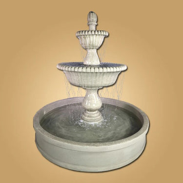 Giannini Garden Malibu Two Tier Pond Fountain